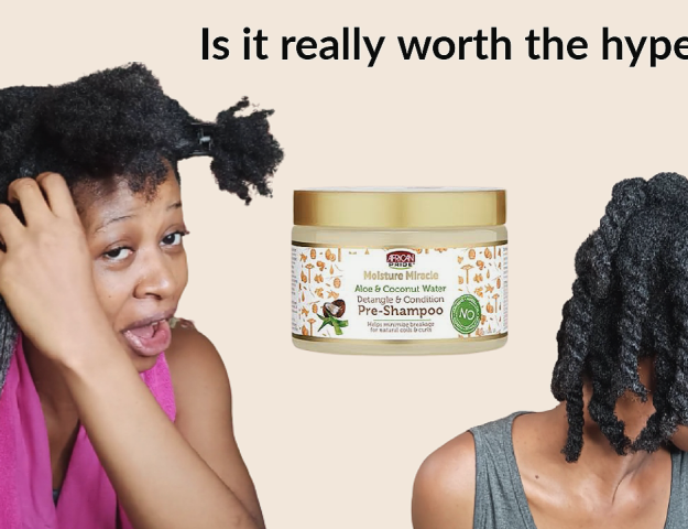 African Pride Moisture Miracle Pre-Shampoo Review On 4c Hair