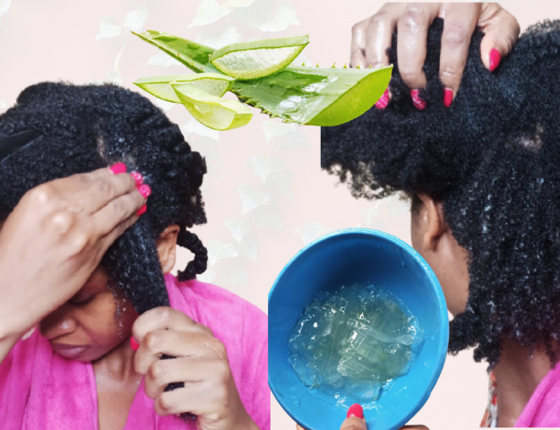 How To Use Fresh Aloe Vera On Your Natural Hair And Scalp